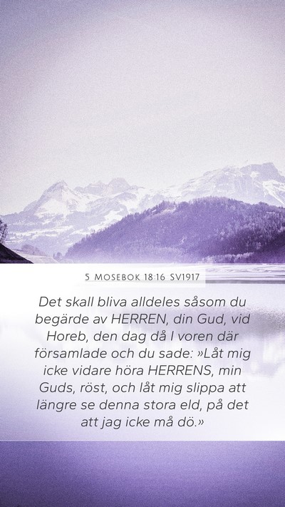 5 Mosebok 18:16 SV1917 Bible Verse Image