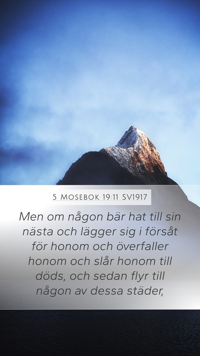 5 Mosebok 19:11 SV1917 Bible Verse Image