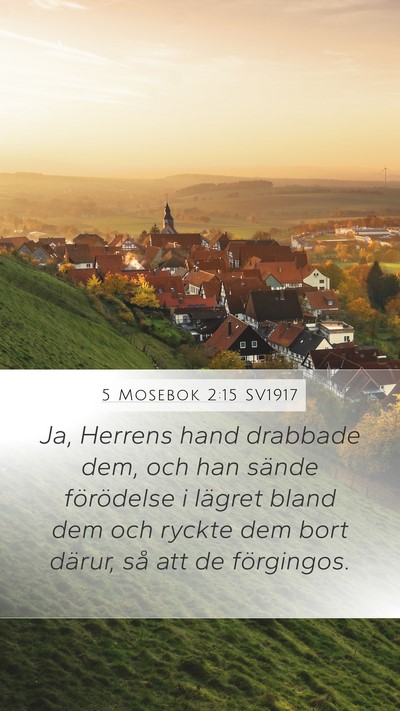 5 Mosebok 2:15 SV1917 Bible Verse Image