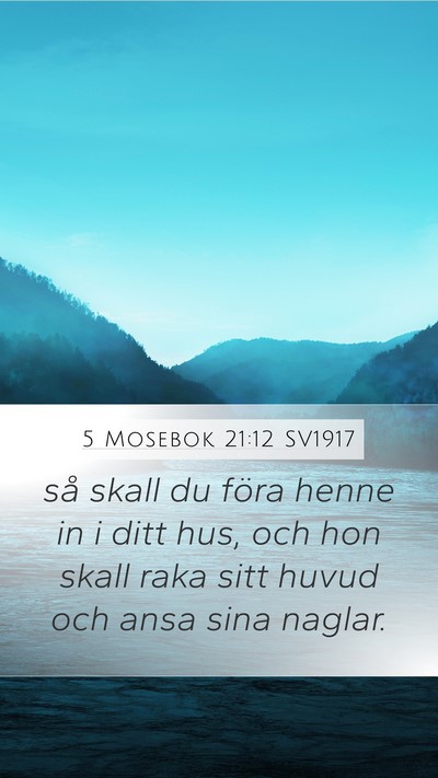 5 Mosebok 21:12 SV1917 Bible Verse Image