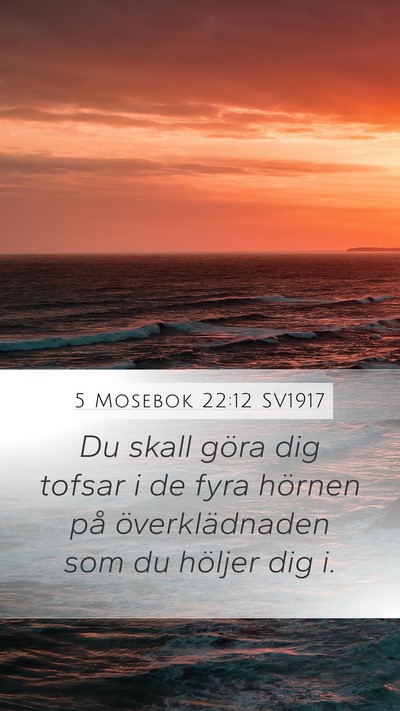 5 Mosebok 22:12 SV1917 Bible Verse Image
