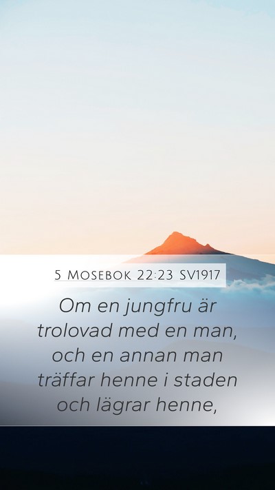 5 Mosebok 22:23 SV1917 Bible Verse Image