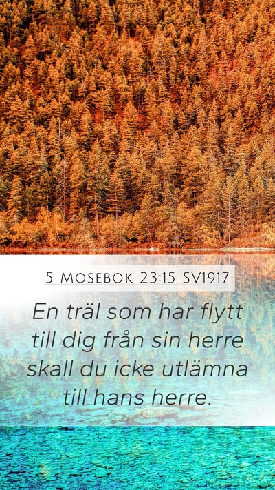 5 Mosebok 23:15 SV1917 Bible Verse Image