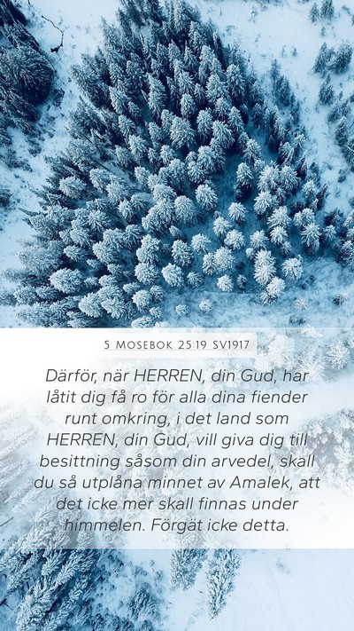 5 Mosebok 25:19 SV1917 Bible Verse Image