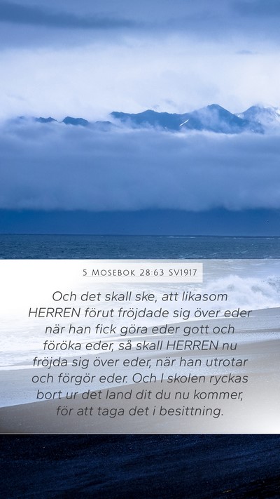 5 Mosebok 28:63 SV1917 Bible Verse Image