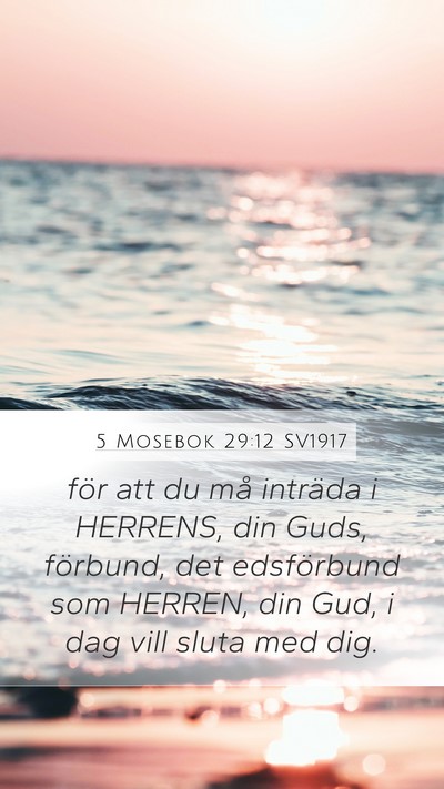 5 Mosebok 29:12 SV1917 Bible Verse Image