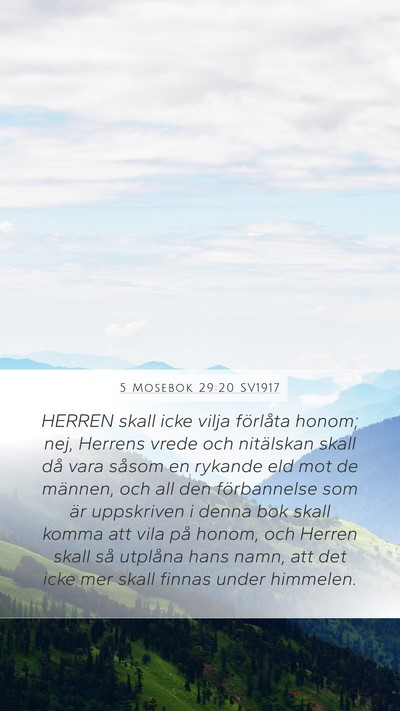 5 Mosebok 29:20 SV1917 Bible Verse Image
