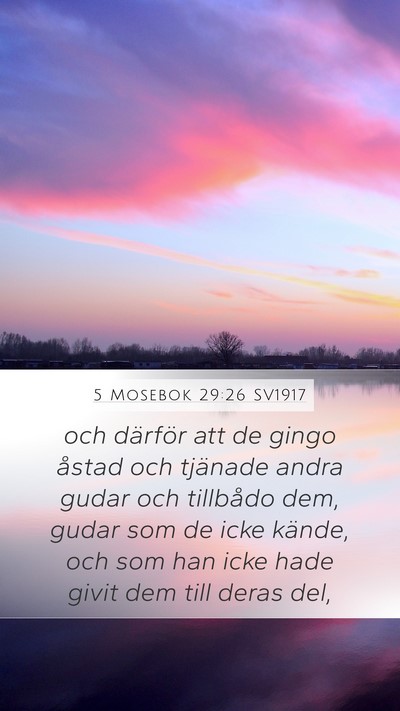 5 Mosebok 29:26 SV1917 Bible Verse Image
