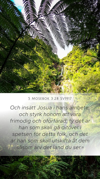 5 Mosebok 3:28 SV1917 Bible Verse Image
