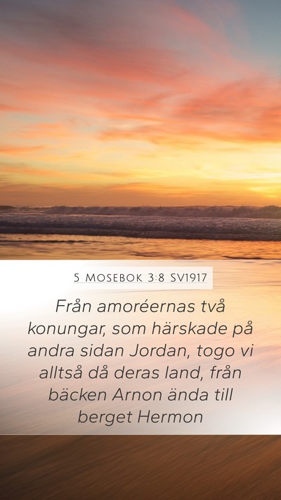 5 Mosebok 3:8 SV1917 Bible Verse Image