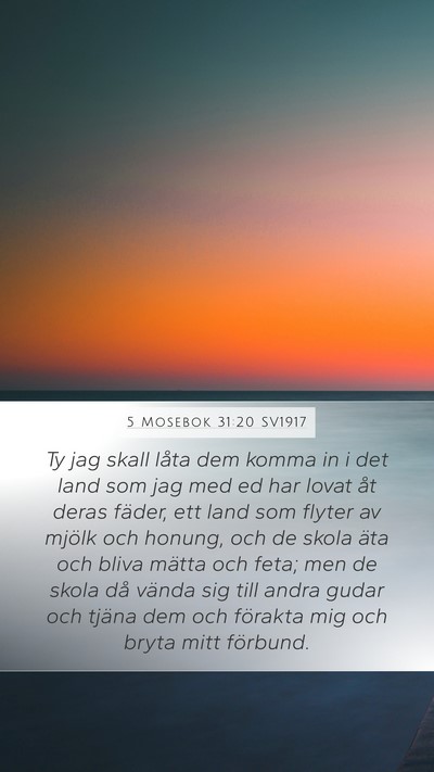 5 Mosebok 31:20 SV1917 Bible Verse Image