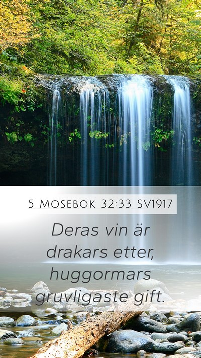 5 Mosebok 32:33 SV1917 Bible Verse Image