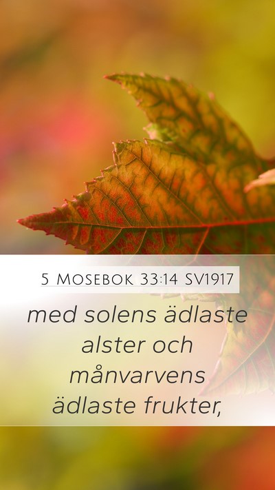 5 Mosebok 33:14 SV1917 Bible Verse Image