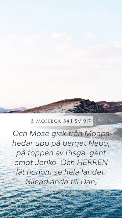 5 Mosebok 34:1 SV1917 Bible Verse Image