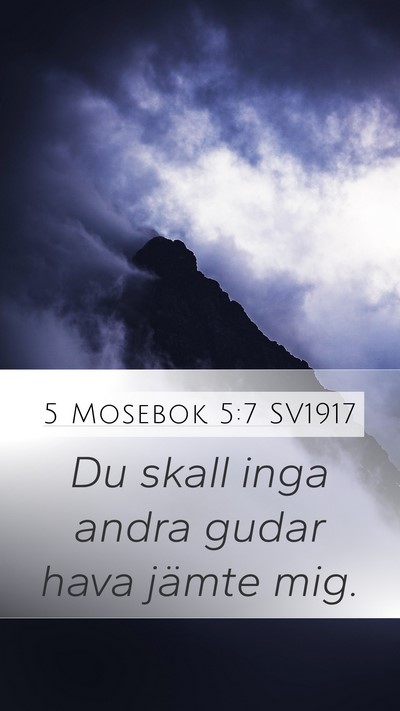 5 Mosebok 5:7 SV1917 Bible Verse Image