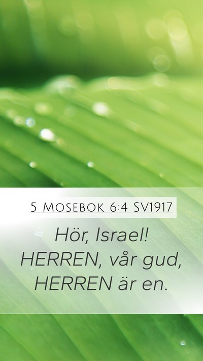 5 Mosebok 6:4 SV1917 Bible Verse Image