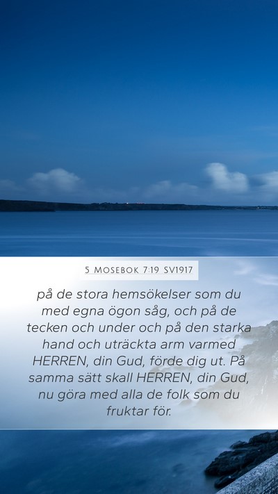 5 Mosebok 7:19 SV1917 Bible Verse Image