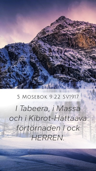 5 Mosebok 9:22 SV1917 Bible Verse Image