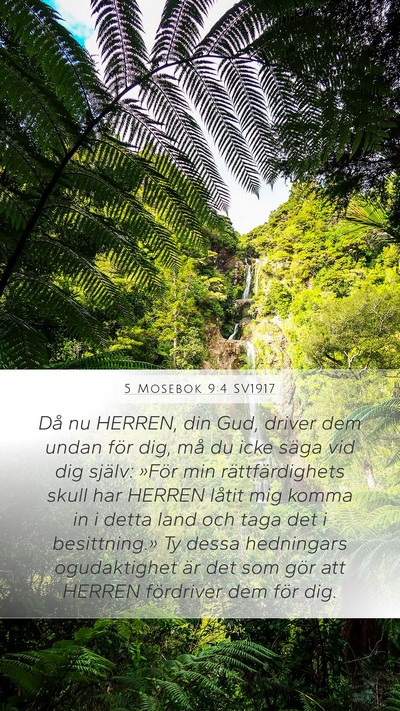 5 Mosebok 9:4 SV1917 Bible Verse Image