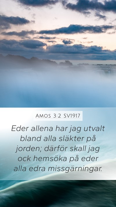 Amos 3:2 SV1917 Bible Verse Image