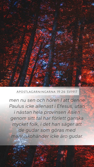 Apostlagärningarna 19:26 SV1917 Bible Verse Image