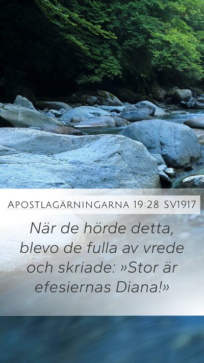 Apostlagärningarna 19:28 SV1917 Bible Verse Image