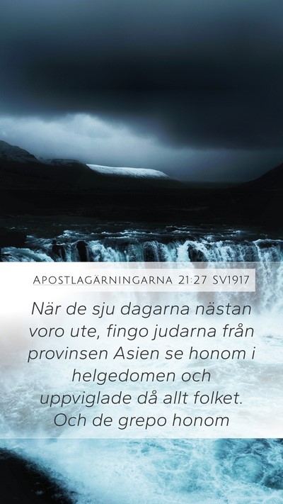 Apostlagärningarna 21:27 SV1917 Bible Verse Image