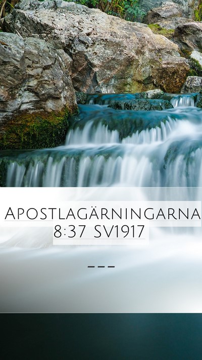 Apostlagärningarna 8:37 SV1917 Mobile Phone Wallpaper -  - Mobile Bible Verse Wallpaper
