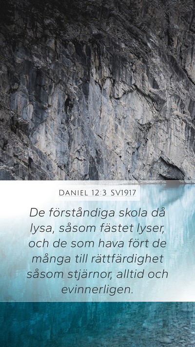Daniel 12:3 SV1917 Bible Verse Image