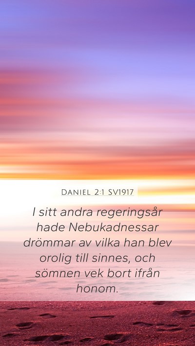 Daniel 2:1 SV1917 Bible Verse Image