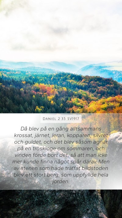 Daniel 2:35 SV1917 Bible Verse Image