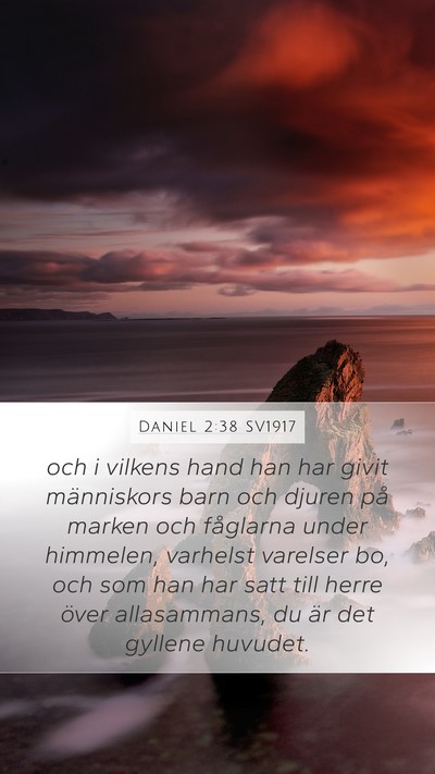 Daniel 2:38 SV1917 Bible Verse Image