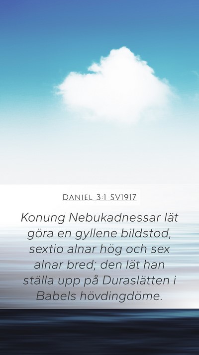 Daniel 3:1 SV1917 Bible Verse Image