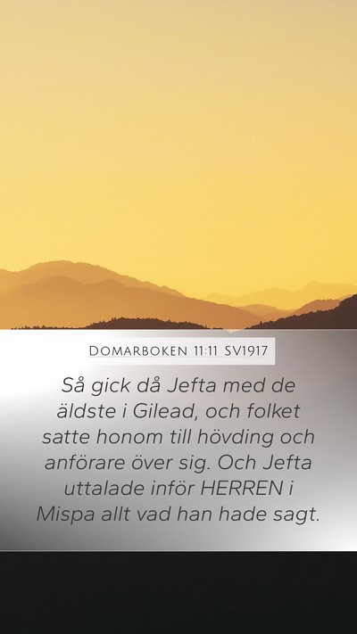 Domarboken 11:11 SV1917 Bible Verse Image