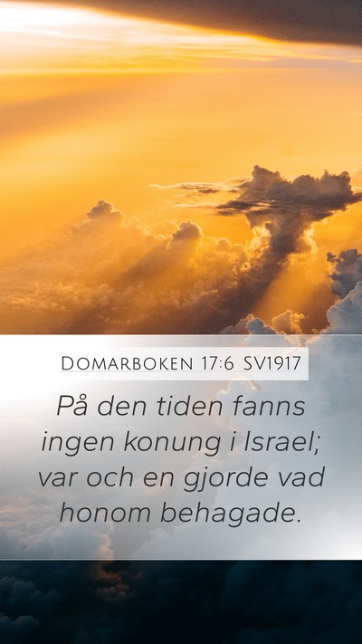Domarboken 17:6 SV1917 Bible Verse Image