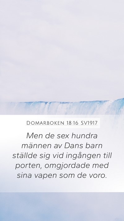 Domarboken 18:16 SV1917 Bible Verse Image