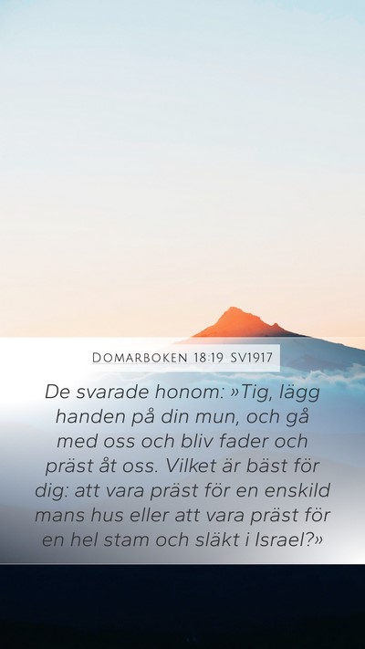 Domarboken 18:19 SV1917 Bible Verse Image