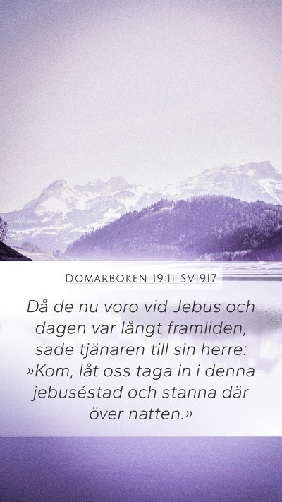 Domarboken 19:11 SV1917 Bible Verse Image