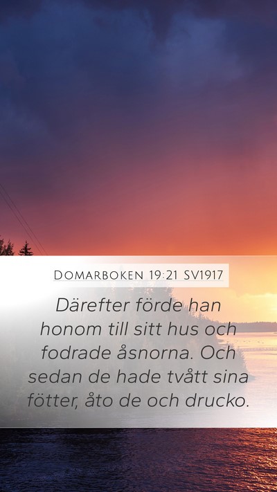 Domarboken 19:21 SV1917 Bible Verse Image