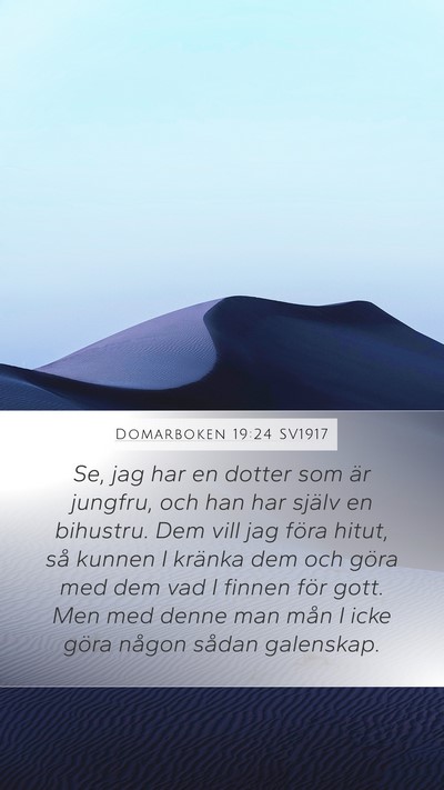 Domarboken 19:24 SV1917 Bible Verse Image
