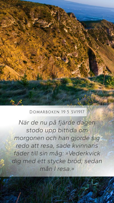 Domarboken 19:5 SV1917 Bible Verse Image