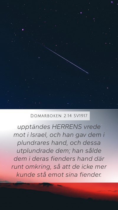 Domarboken 2:14 SV1917 Bible Verse Image