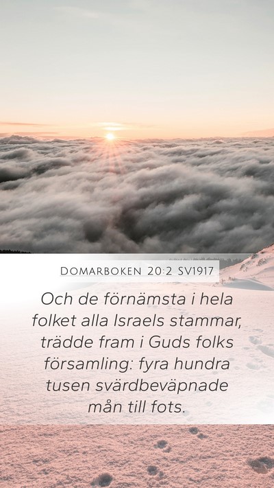 Domarboken 20:2 SV1917 Bible Verse Image