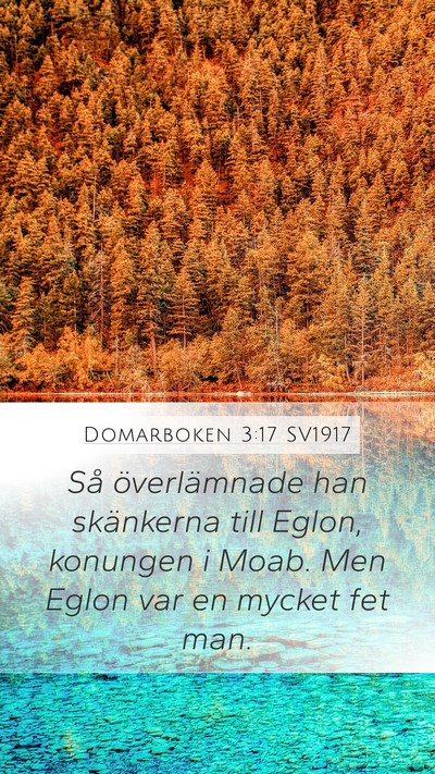 Domarboken 3:17 SV1917 Bible Verse Image
