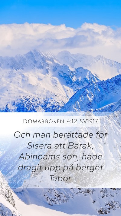 Domarboken 4:12 SV1917 Bible Verse Image