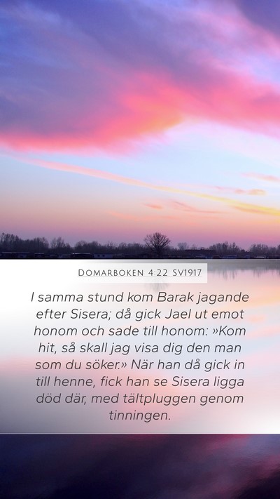 Domarboken 4:22 SV1917 Bible Verse Image