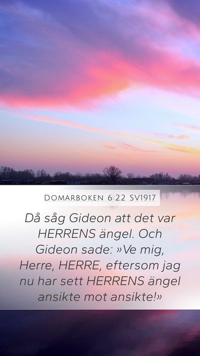 Domarboken 6:22 SV1917 Bible Verse Image