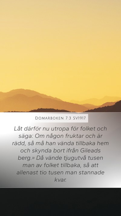 Domarboken 7:3 SV1917 Bible Verse Image