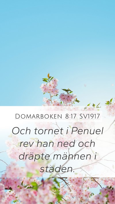Domarboken 8:17 SV1917 Bible Verse Image