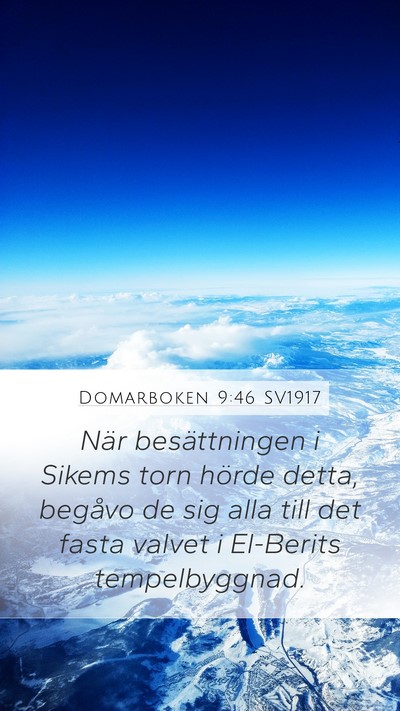Domarboken 9:46 SV1917 Bible Verse Image